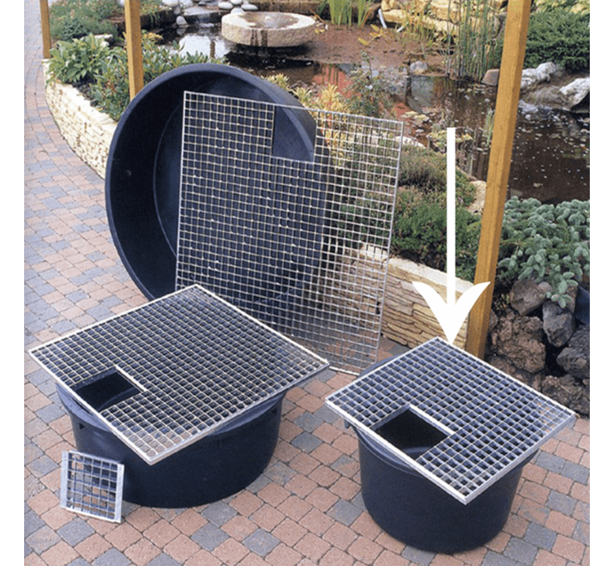 Rooster 60 x 60 cm - Gegalvaniseerd