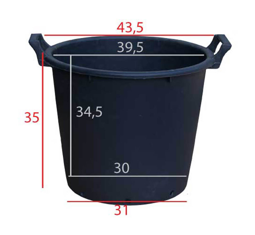 Boomcontainer 32 Liter - ø 44 x 35 cm