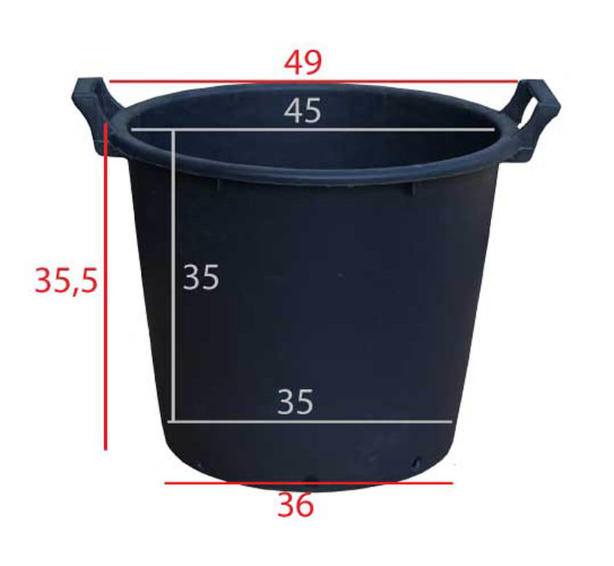 Boomcontainer 50 Liter - ø 50 x 41 cm