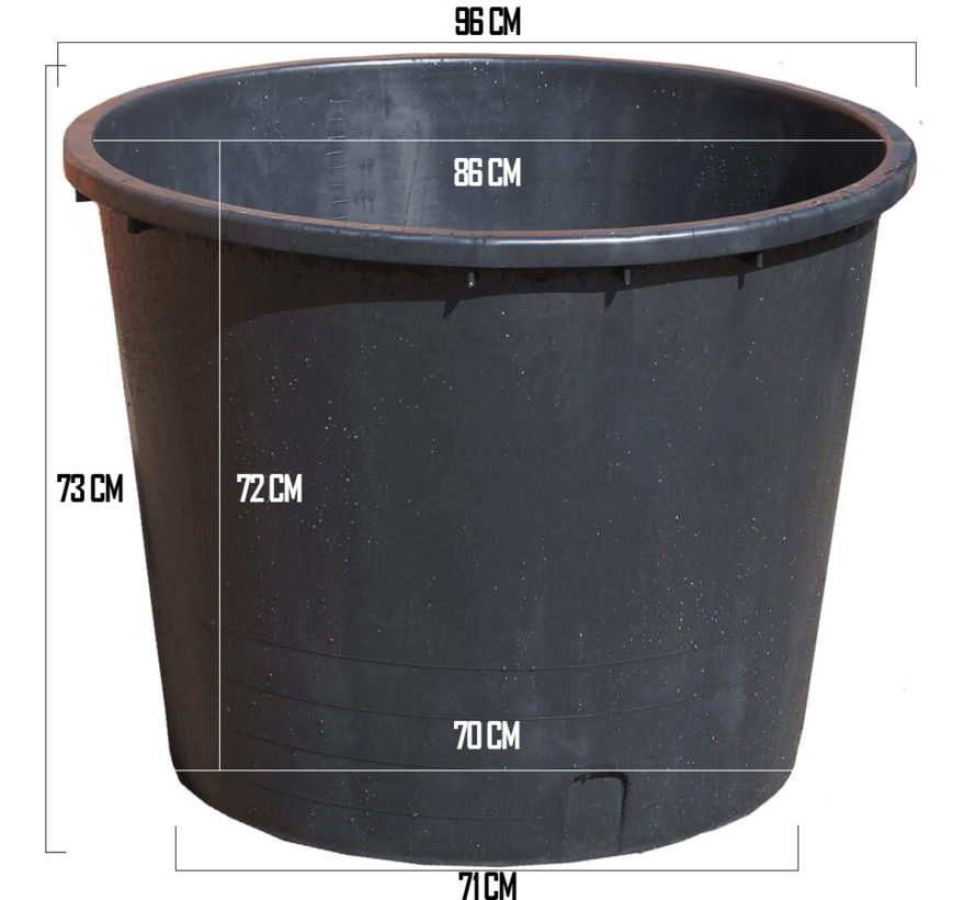 Boomkuip 350 liter (ø 96 x 73 cm)