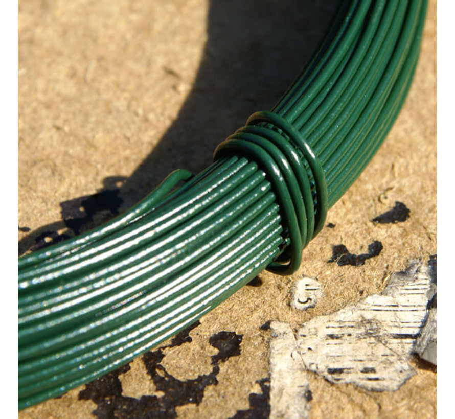 Spandraad - Geplastificeerd - ø 1,4 mm x 30 meter