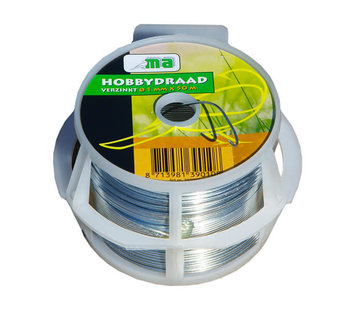 Meuwissen Agro Hobbydraad - Verzinkt - ø 1 mm x 50 meter