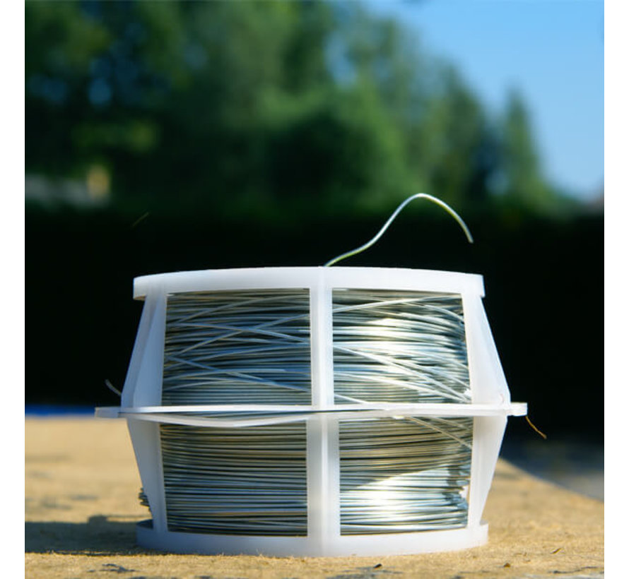 Hobbydraad - Verzinkt - ø 0,7 mm x 50 meter