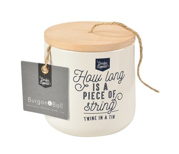 Burgon & Ball Bewaarblik voor bindtouw - Crème
