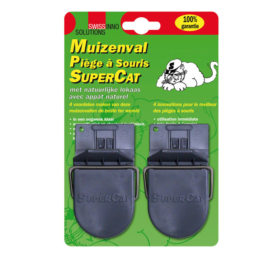 Swissinno Muizenval SuperCat - 2 Stuks