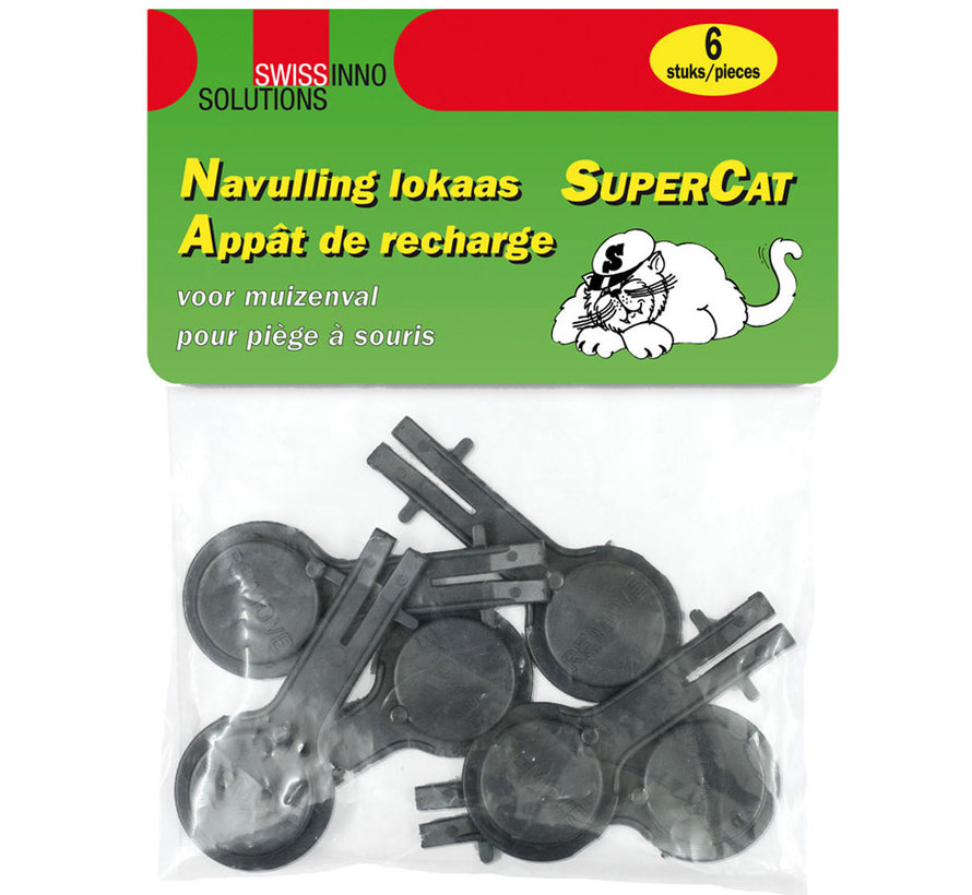 Lokstof muizenval - 100% biologisch - 6 stuks