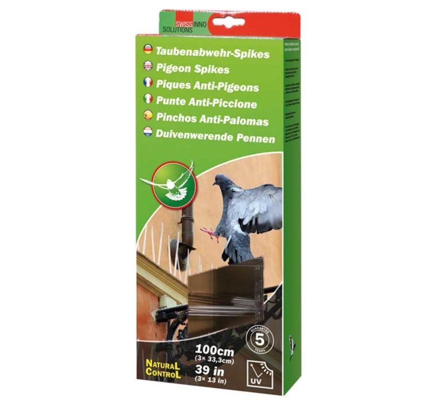 Swissinno Anti duivenpinnen - 99 cm - 3 strips van 33 cm