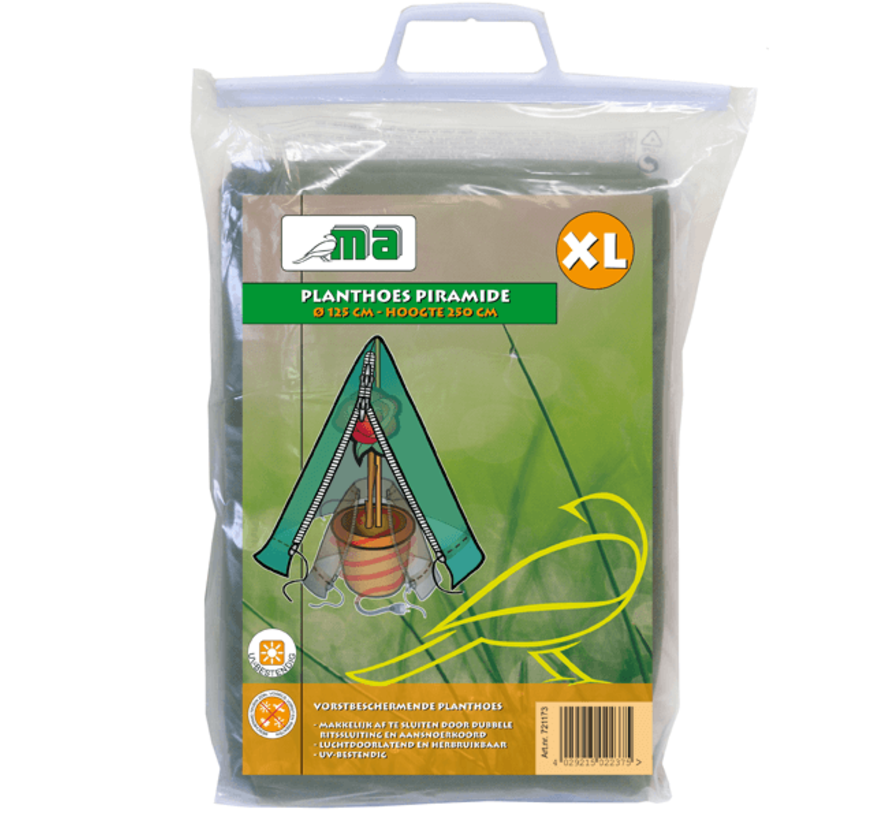 Plantenhoes mt. XL (winterbescherming) Ø 125 x h. 250 cm