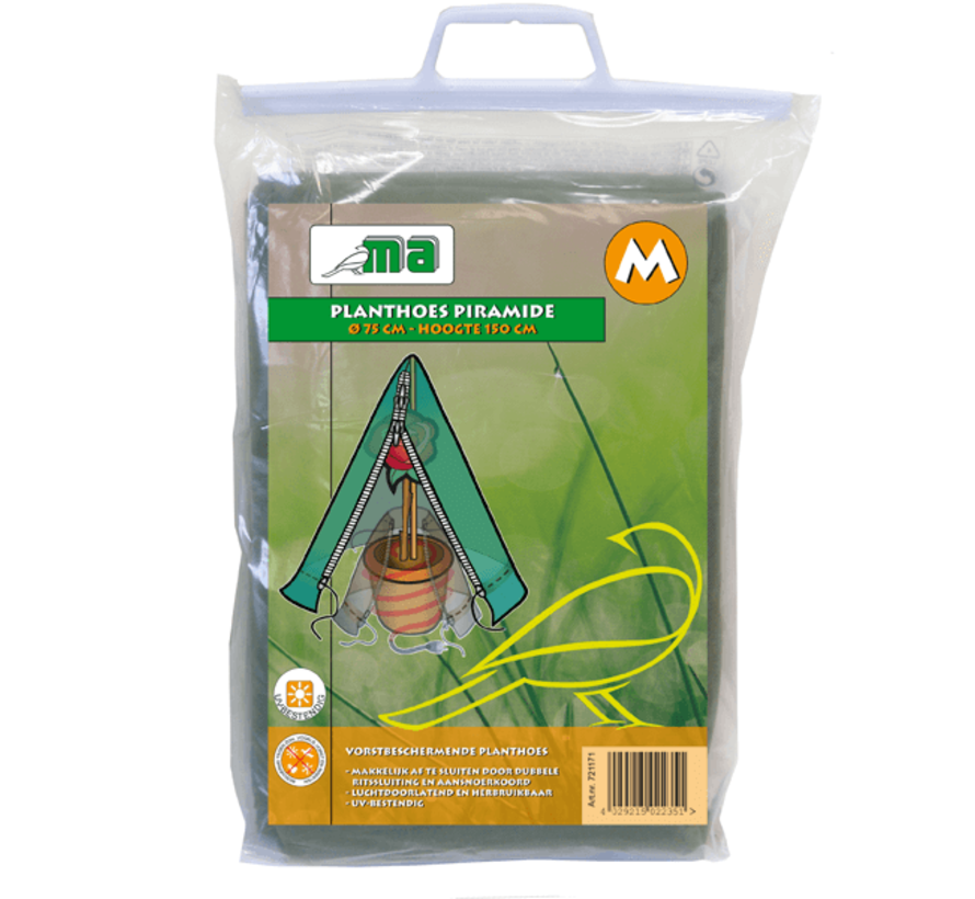 Plantenhoes mt. M (winterbescherming) Ø  75 x h. 150 cm