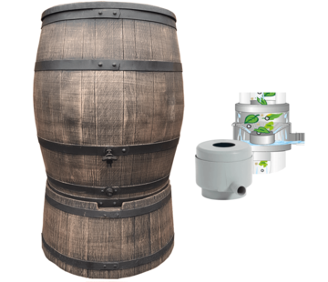 Roto Regentonset Roto 240 liter + voet + vulautomaat