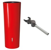 Garantia Regenton 2 in 1 - 350 Liter - Tomato + Vulautomaat