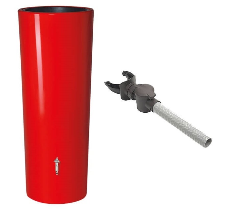 Regenton 2 in 1 - 350 Liter - Tomato + Vulautomaat