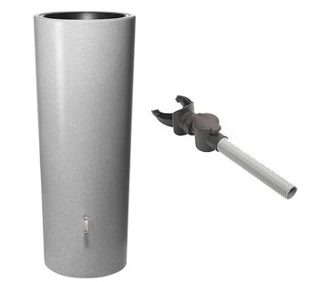 Garantia Regenton 2 in 1 - 350 Liter - Silver + Vulautomaat