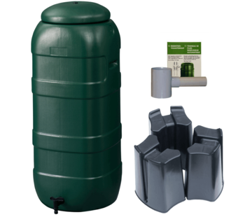 Harcostar Regenton Rainsaver - Groen 100 L + Voet + Vulautomaat
