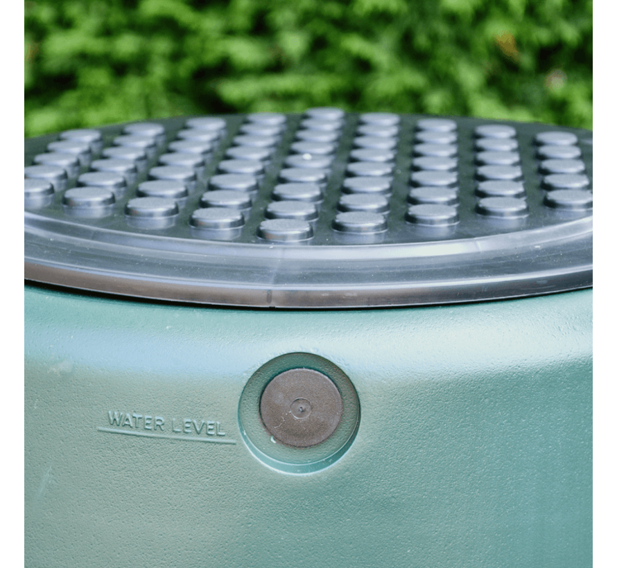 Regentonset Harcostar - 168 Liter Groen + Voet + Vulautomaat