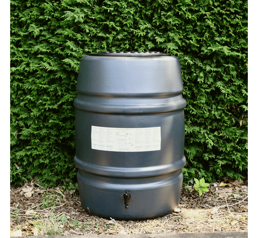 Regentonset Harcostar - 168 Liter Antraciet + Voet