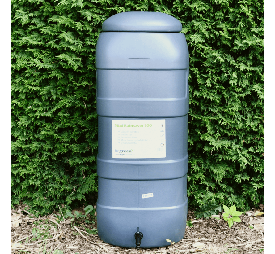 Regenton Rainsaver Antraciet 100 liter + Voet