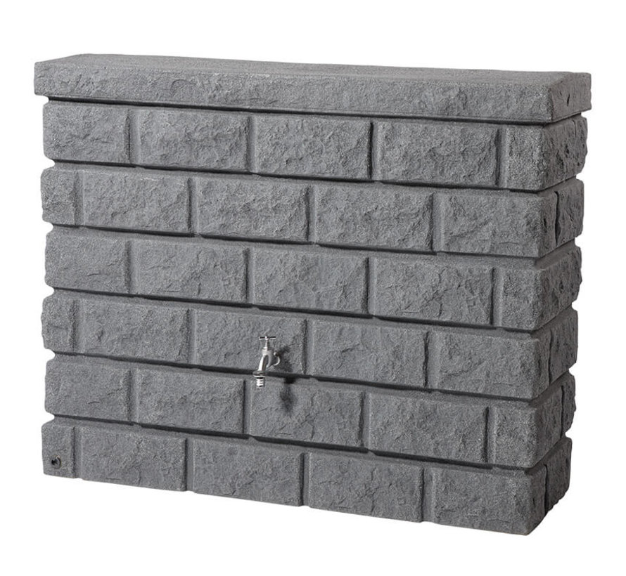 Rocky Muurton - 400 liter - Antraciet & Zandbeige
