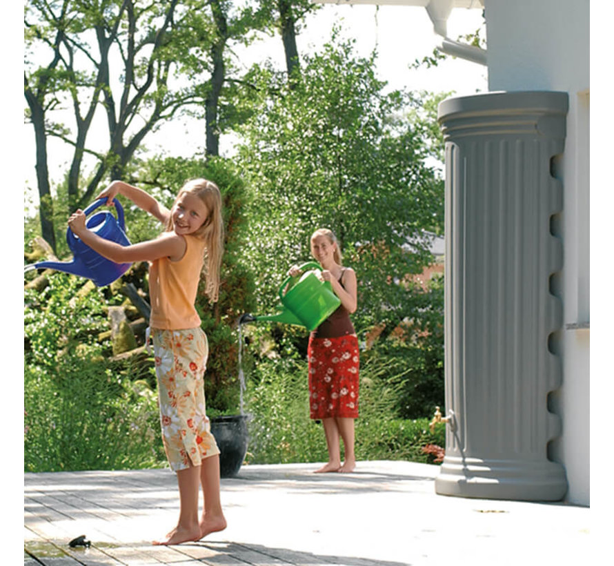 Regenton Column Muur - 550 liter - Grijs