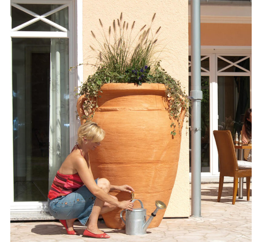 Regenton Antique Amphore - 600 liter - Terracotta