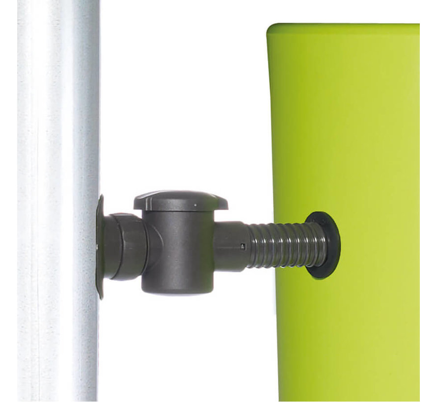 Regenton met plantenbak 2 in 1 Lime 350 liter