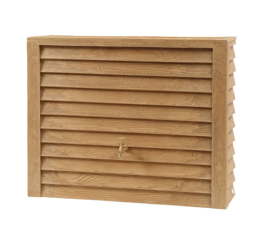 Garantia Regenton Woody - Houtlook 350 liter lichtbruin