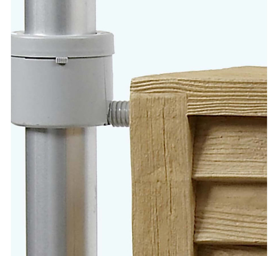 Garantia Regenton Woody - Houtlook 350 liter lichtbruin