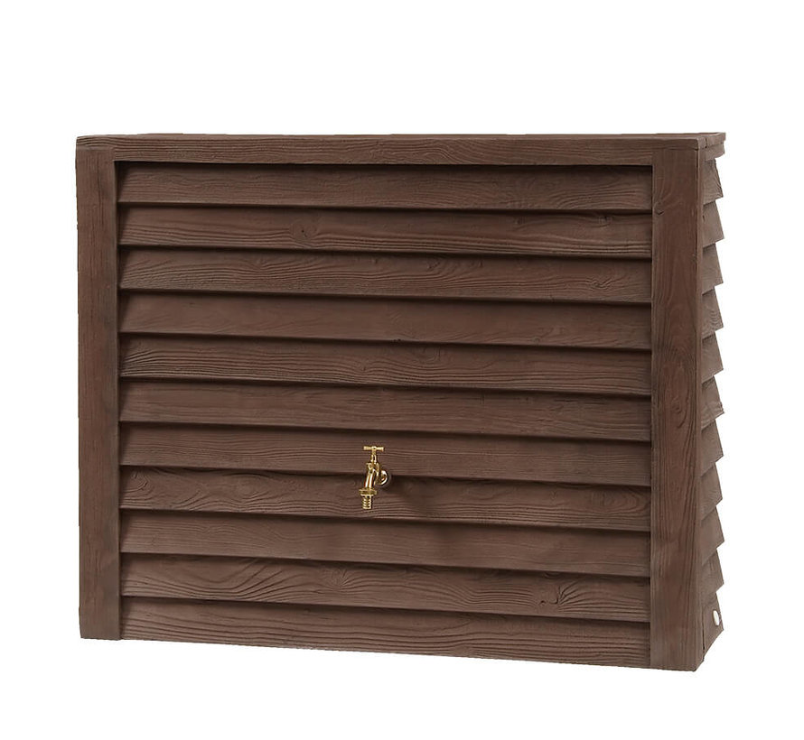 Regenton Woody Donkerbruin 350 liter