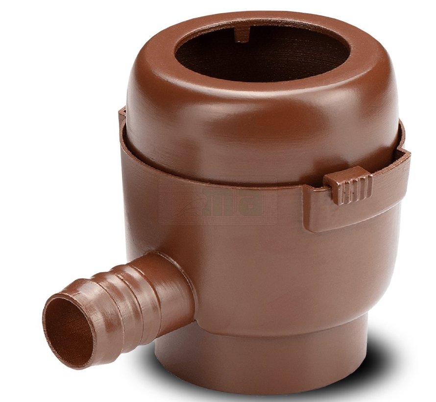 Regenton Vulautomaat - 50 / 60 mm - Bruin