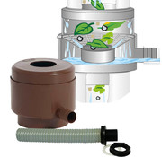 Garantia Regenton Vulautomaat Afsluiter-Bladvanger (Bruin)