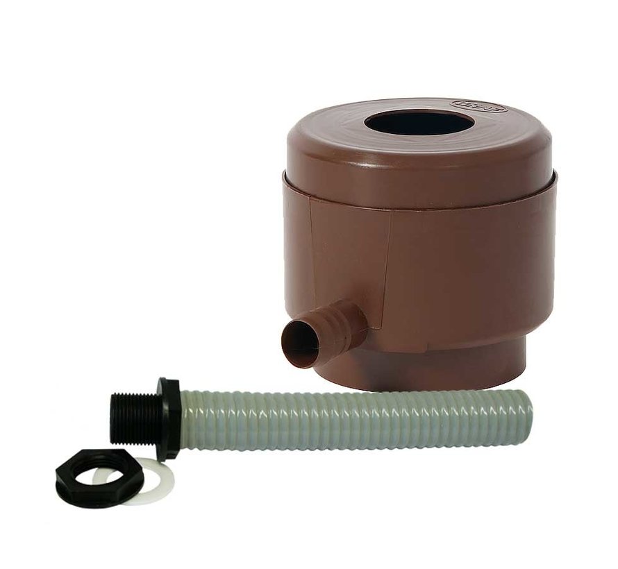 Regenton Vulautomaat Afsluiter-Bladvanger (Bruin)