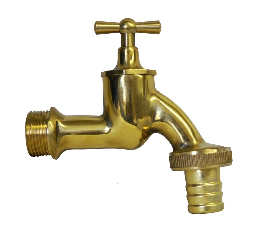Tapkraan Messing 3/4"