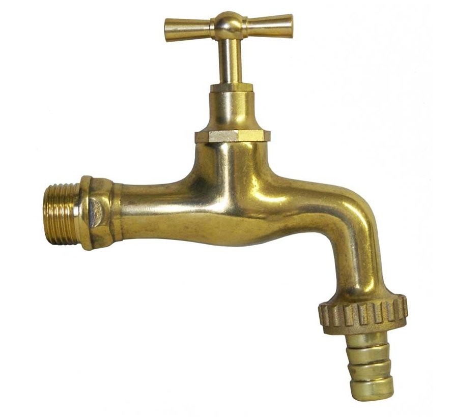 Tapkraan Messing 1/2"