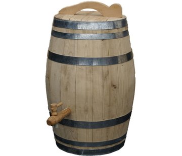 Meuwissen Agro Houten Regenton - 50 Liter Kastanje + Kraan / Handvat