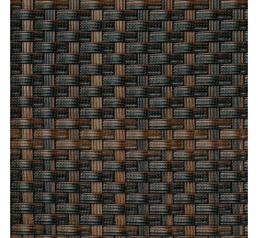 Balkonscherm Bruin & Zwart - 0,9 x 5 meter - PE - 4-seizoens