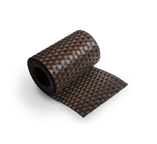 Tuinartikelen.nu Balkonscherm Bruin & Zwart - 0,9 x 5 meter - PE - 4-seizoens