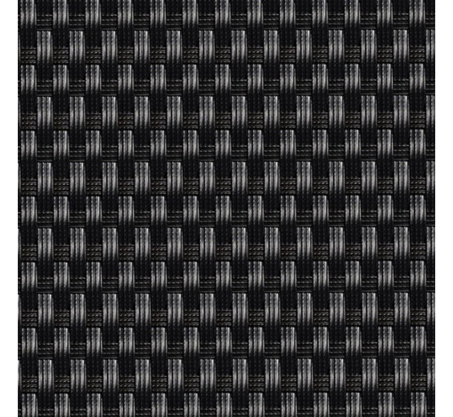 Balkonscherm Zwart - 0,9 x 5 meter - PE