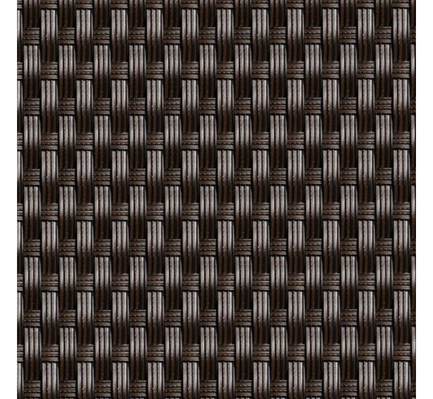 Balkonscherm Donkerbruin - 0,9 x 5 meter - PE
