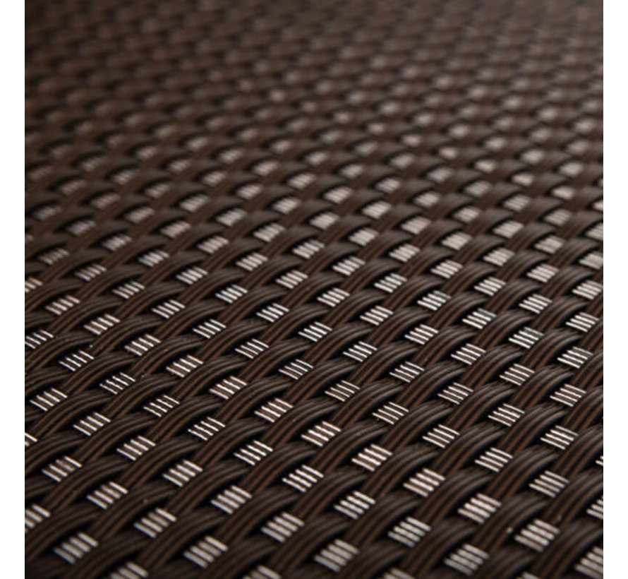 Balkonscherm Donkerbruin - 0,9 x 5 meter - PE