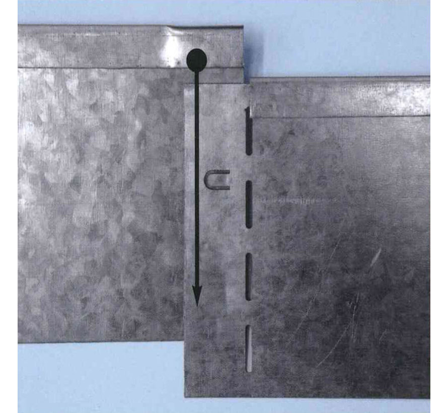 Graskant Cortenstaal - 118 x 13 cm