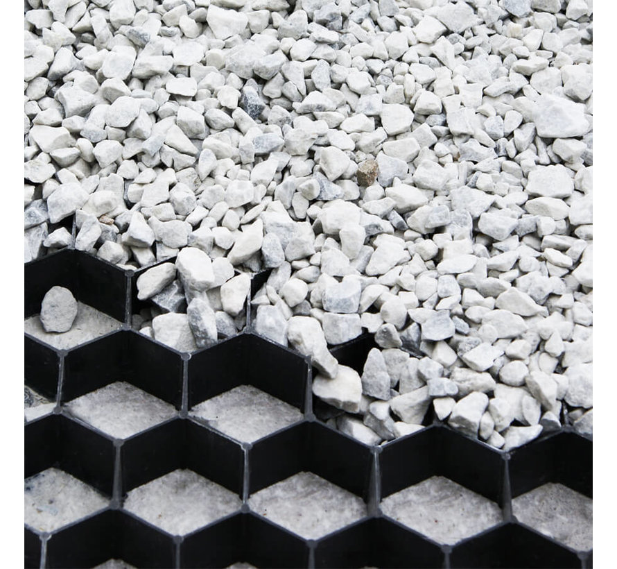 Grindplaat Zwart 120 x 80 cm - met onderdoek