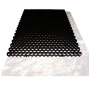 Trudiplas Grindplaat Zwart 120 x 80 cm - met onderdoek