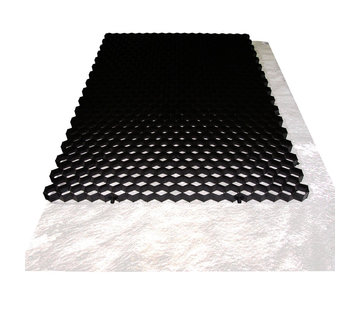 Trudiplas Grindplaat Zwart 120 x 80 cm - met onderdoek