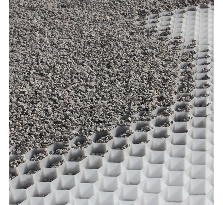 Pallet Grindplaten Wit 120 x 80 cm + onderdoek - 75 stuks