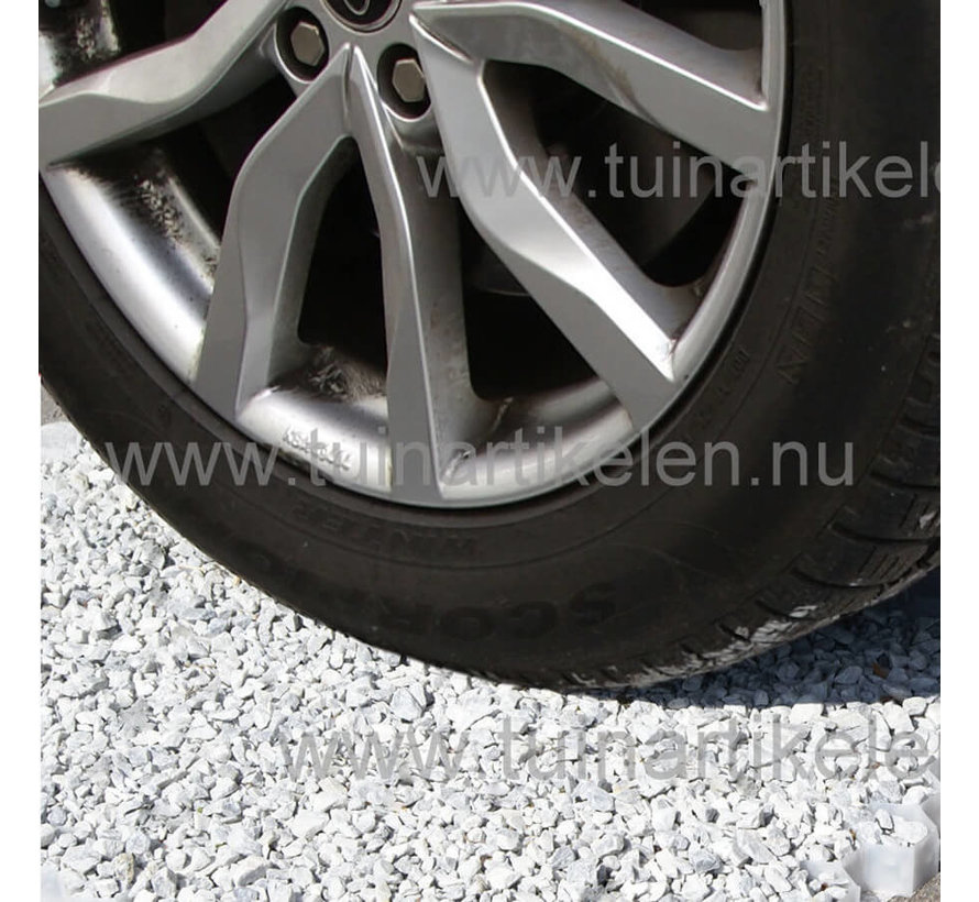 Pallet Grindplaten Wit 120 x 80 cm + onderdoek - 75 stuks