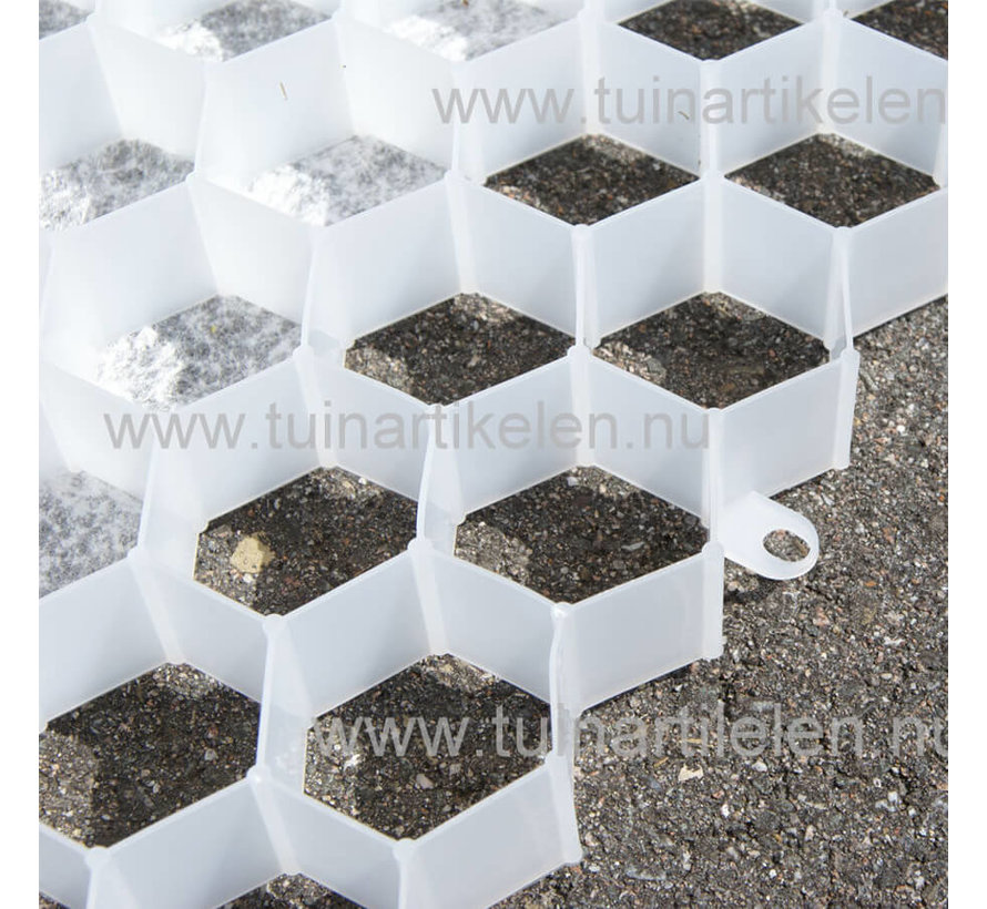 Pallet Grindplaten Wit 120 x 80 cm + onderdoek - 75 stuks