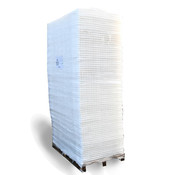 Trudiplas Pallet Grindplaten Wit 120 x 80 cm + onderdoek - 75 stuks