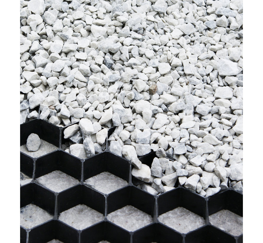 Pallet Grindplaten Zwart - 120 x 80 cm + Onderdoek- 75 stuks