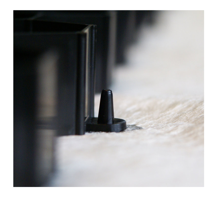 Pallet Grindplaten Zwart - 120 x 80 cm + Onderdoek- 75 stuks