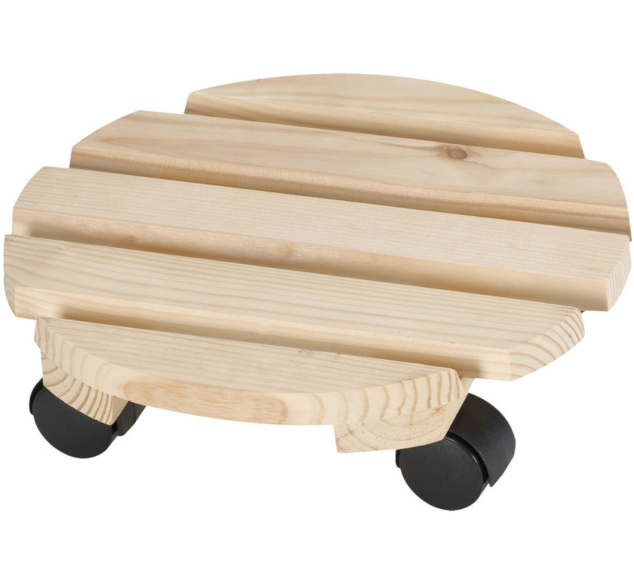 Plantentrolley Economy - ø 30 cm - Naturel